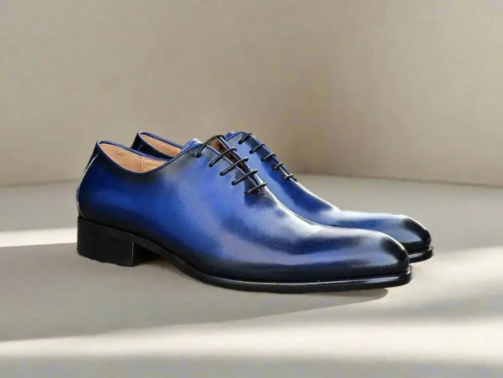 Carrucci Shoes Calfskin Whole Cut Lace Up Oxford Leather KS505 12 view 6