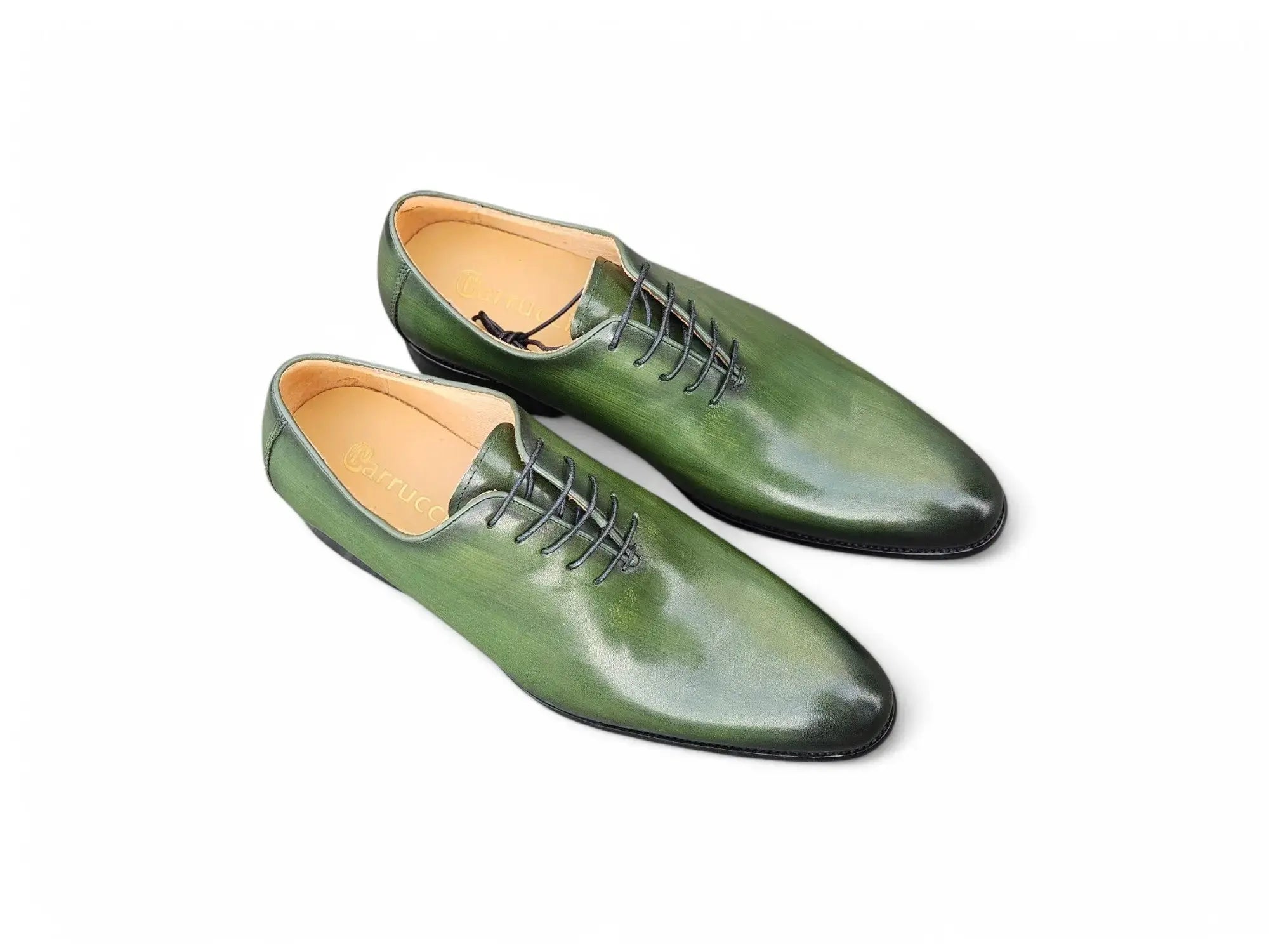 Carrucci Shoes Calfskin Whole Cut Lace Up Oxford Leather KS505 12 side view