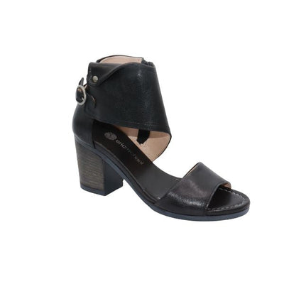 Eric Michael Callie Women’s Block Heel Leather Sandal