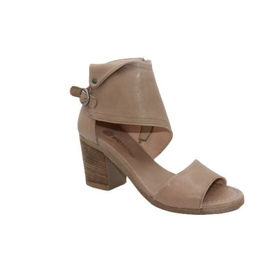 Eric Michael Callie Women’s Block Heel Leather Sandal