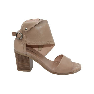 Eric Michael Callie Women’s Block Heel Leather Sandal