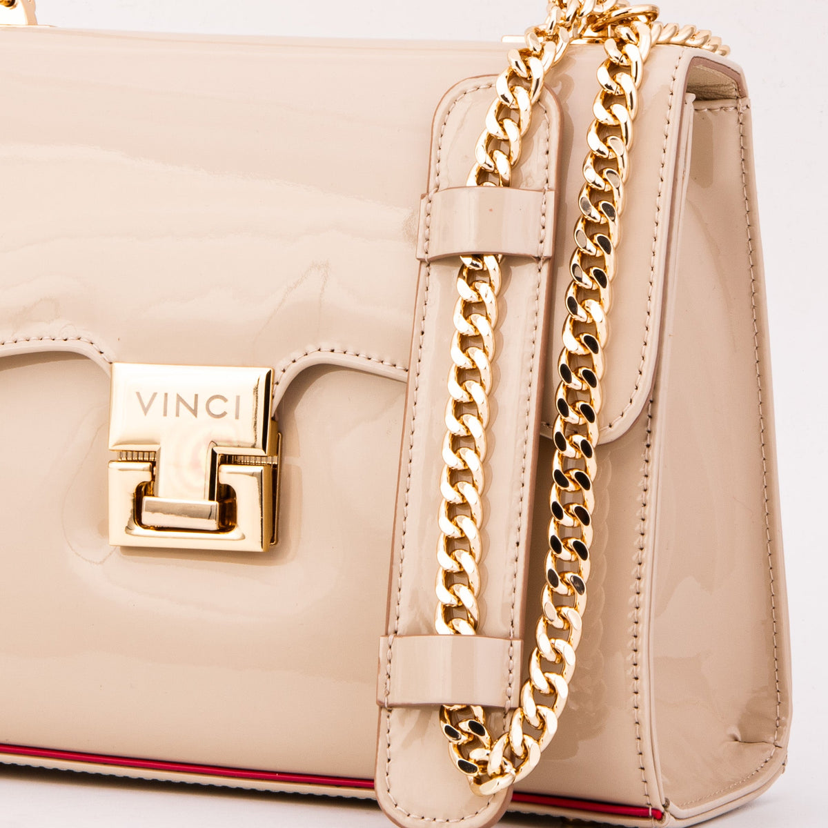Vinci Leather The Ege Beige Leather Handbag – product view 5