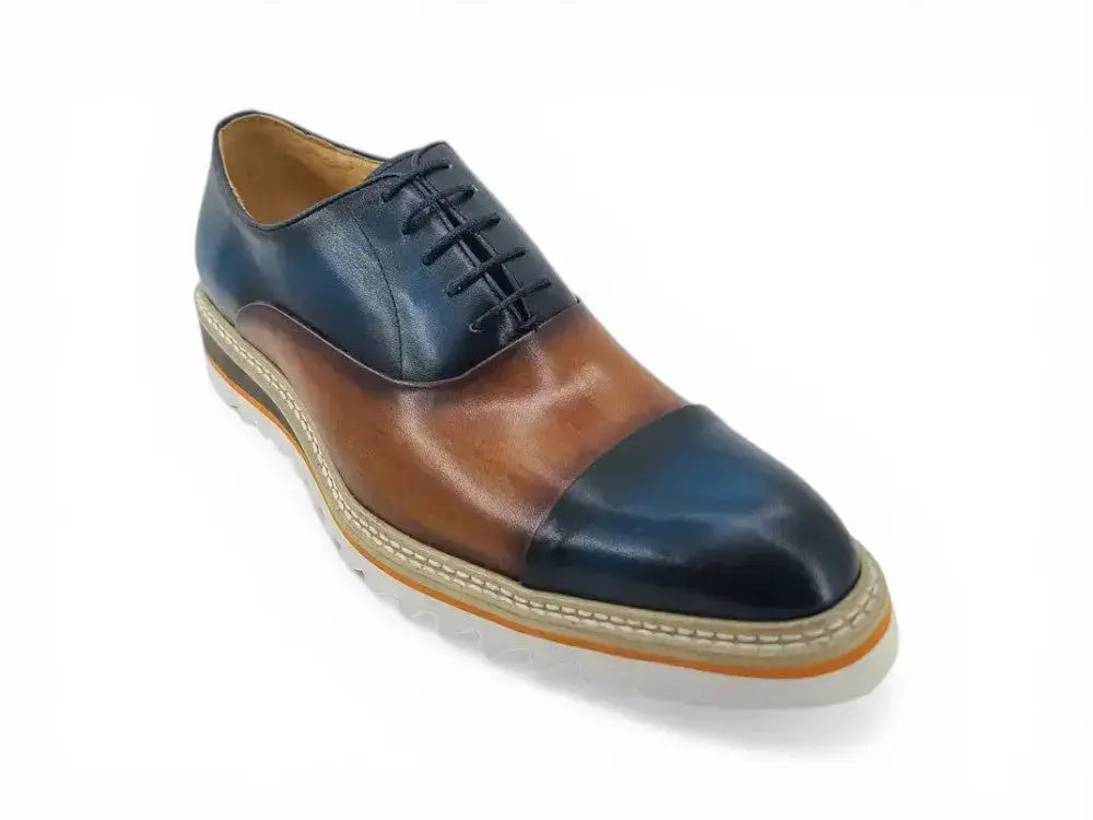 Carrucci Shoes Cap Toe Brogue Oxford Men’s Classic KS552 03T view 6