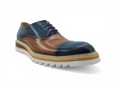 Carrucci Shoes Cap Toe Brogue Oxford Men’s Classic KS552 03T view 7