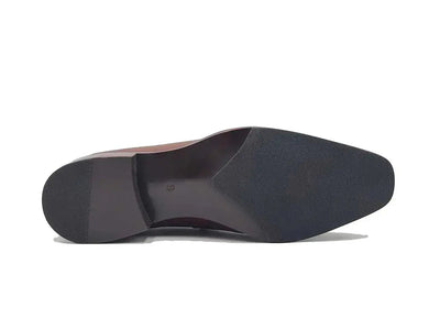 Carrucci Shoes Men's Cap Toe Oxford Leather Sole Classic Dress Shoe KL903 06E