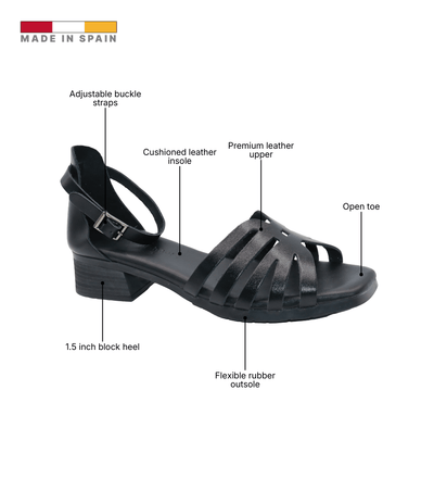 Eric Michael Capri Leather Fisherman Sandal