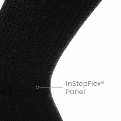 8 Pairs Carbon - Casual Crew Midweight Merino Wool Sock