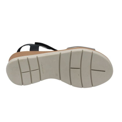 Eric Michael Caroline Leather Wedge Sandal