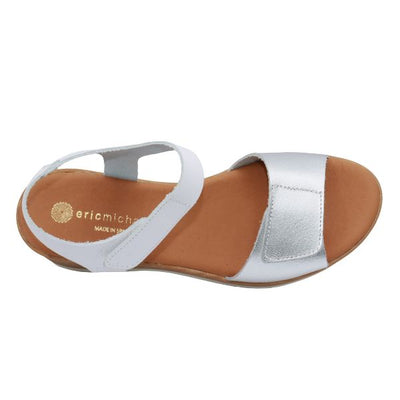 Eric Michael Caroline Leather Wedge Sandal