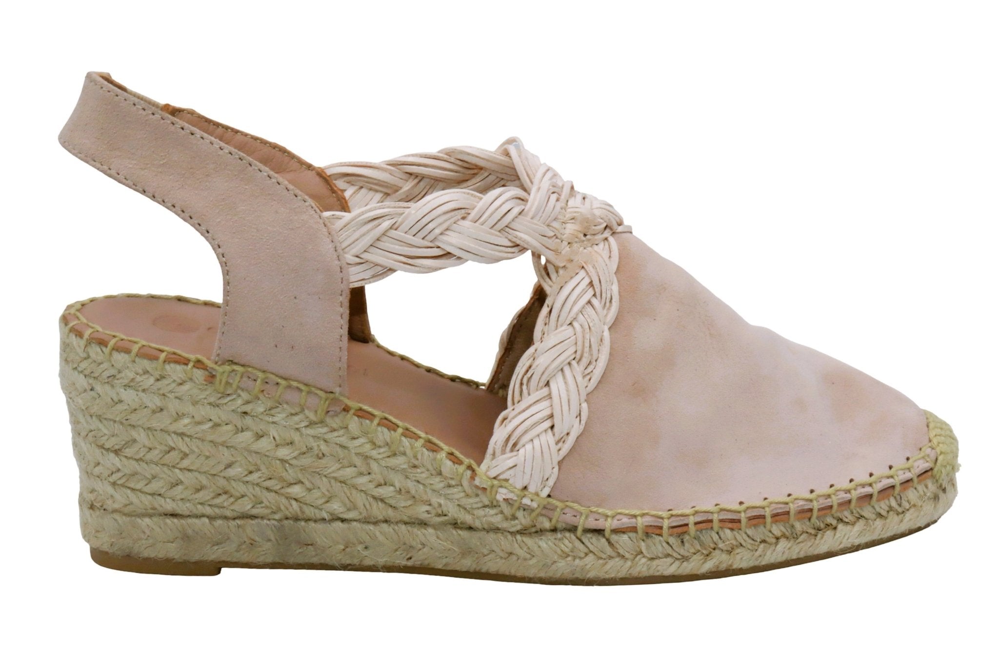 Eric Michael Carolyn Women’s Braided Wedge Espadrille