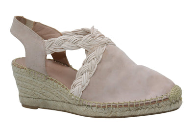 Eric Michael Carolyn Women’s Braided Wedge Espadrille