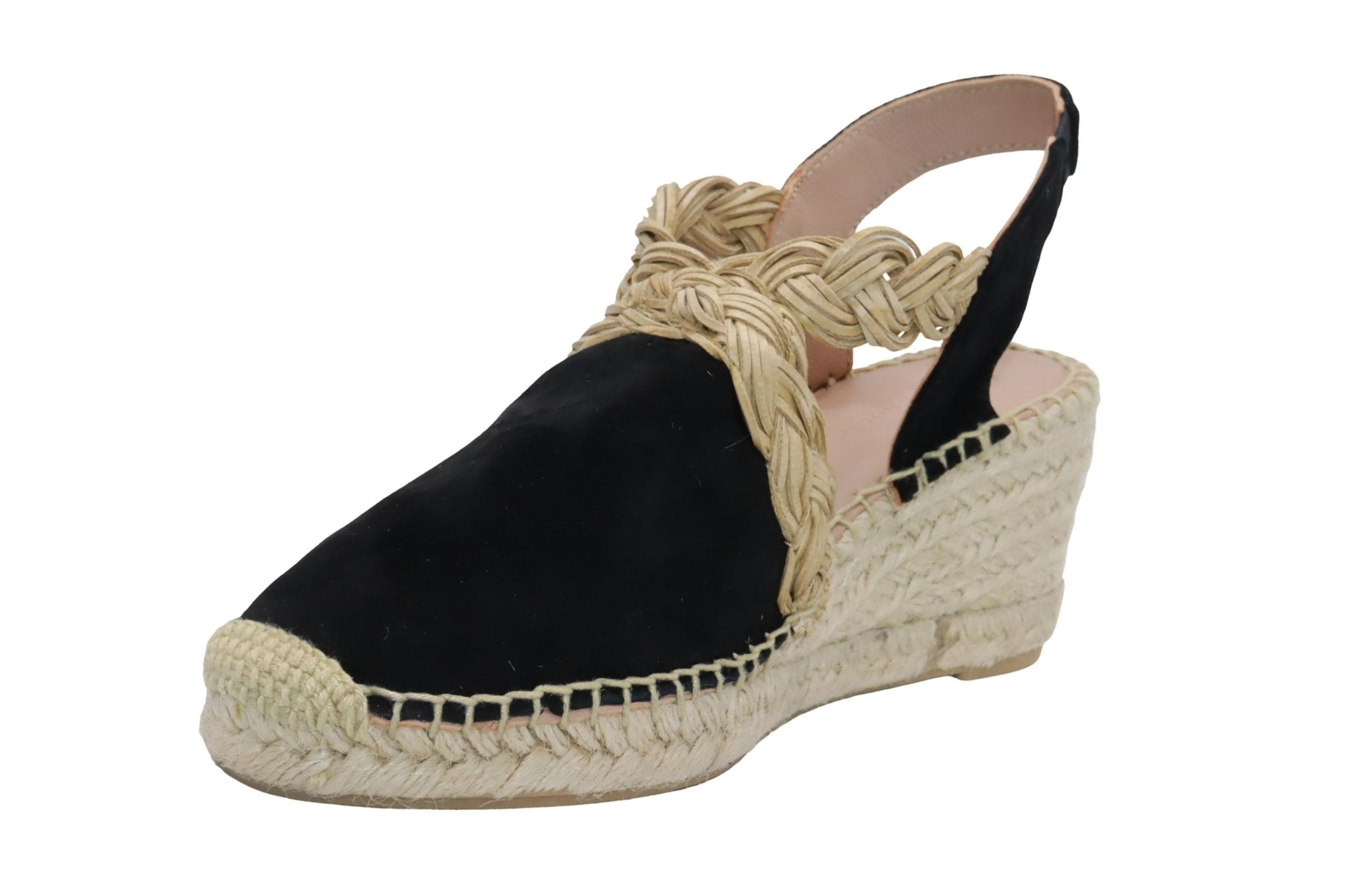 Eric Michael Carolyn Women’s Braided Wedge Espadrille