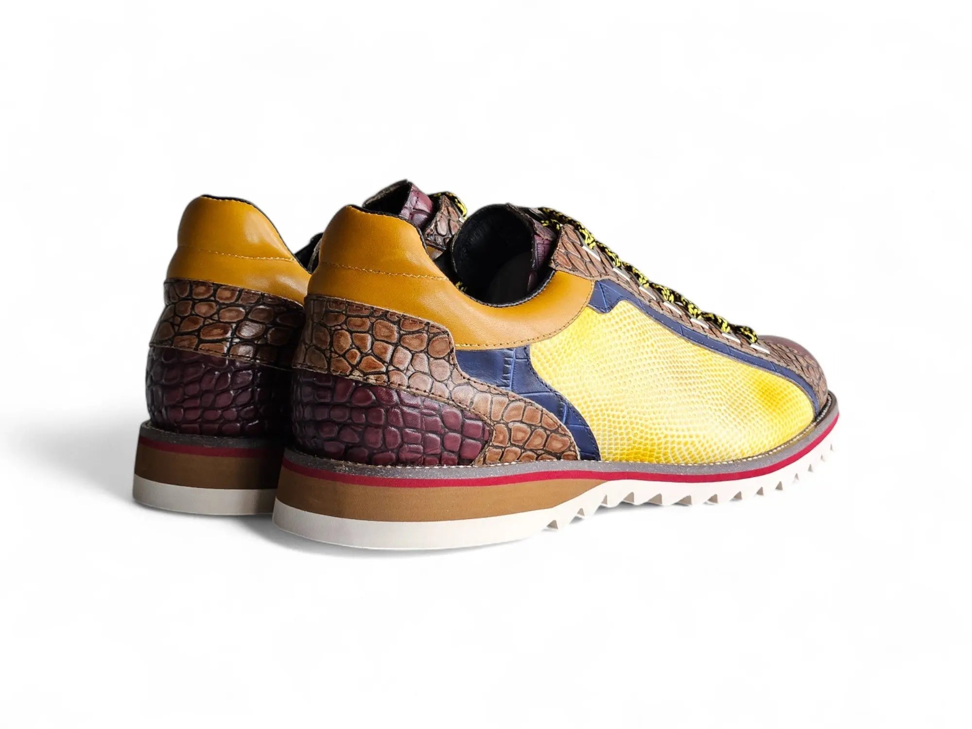 Carrucci Shoes Apex Explorer Men's Leather Sneaker Ks553 01t detail view