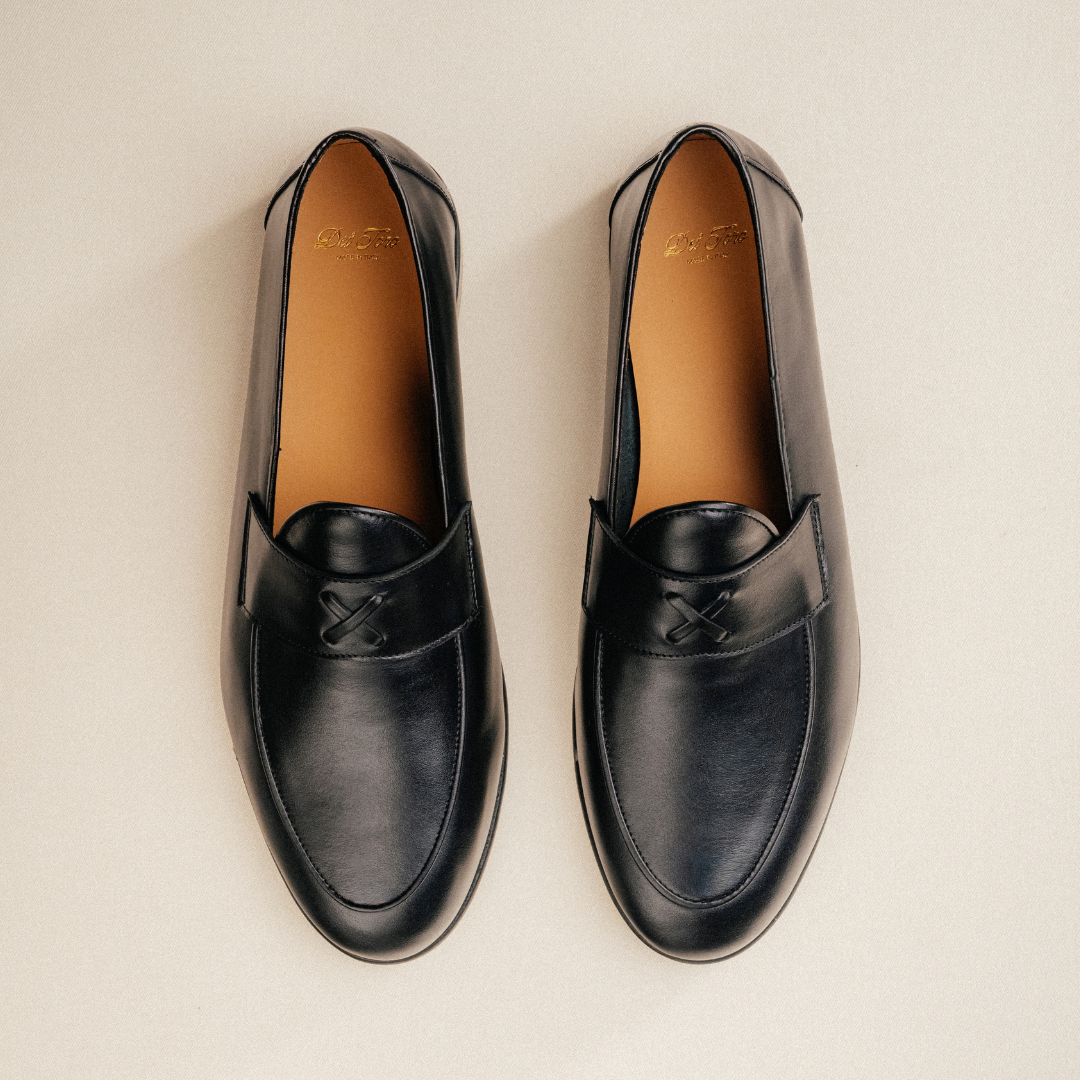 Del Toro Shoes Men's Black Leather Centesimo – product view 7