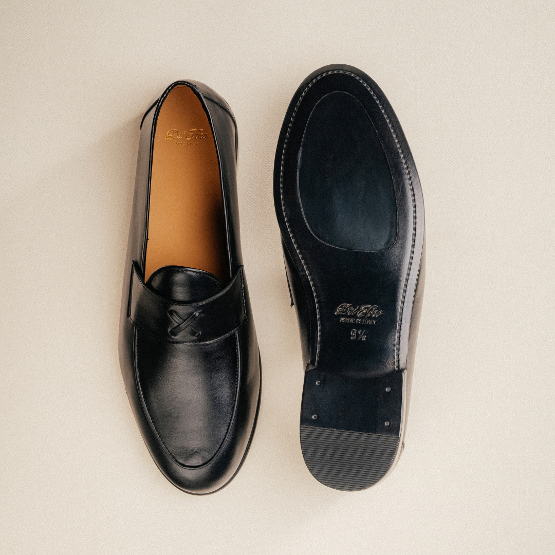 Del Toro Shoes Men's Black Leather Centesimo – product view 11