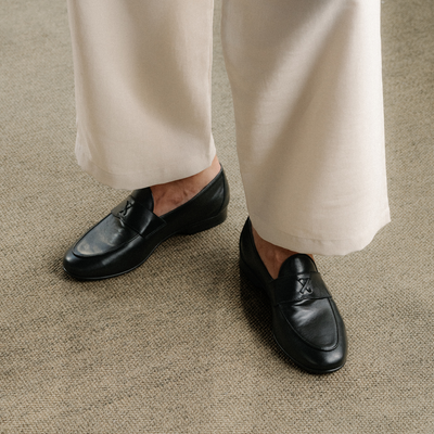 Del Toro Shoes Men's Black Leather Centesimo – product view 8