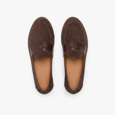 Del Toro Shoes Men's Chocolate Suede Centesimo