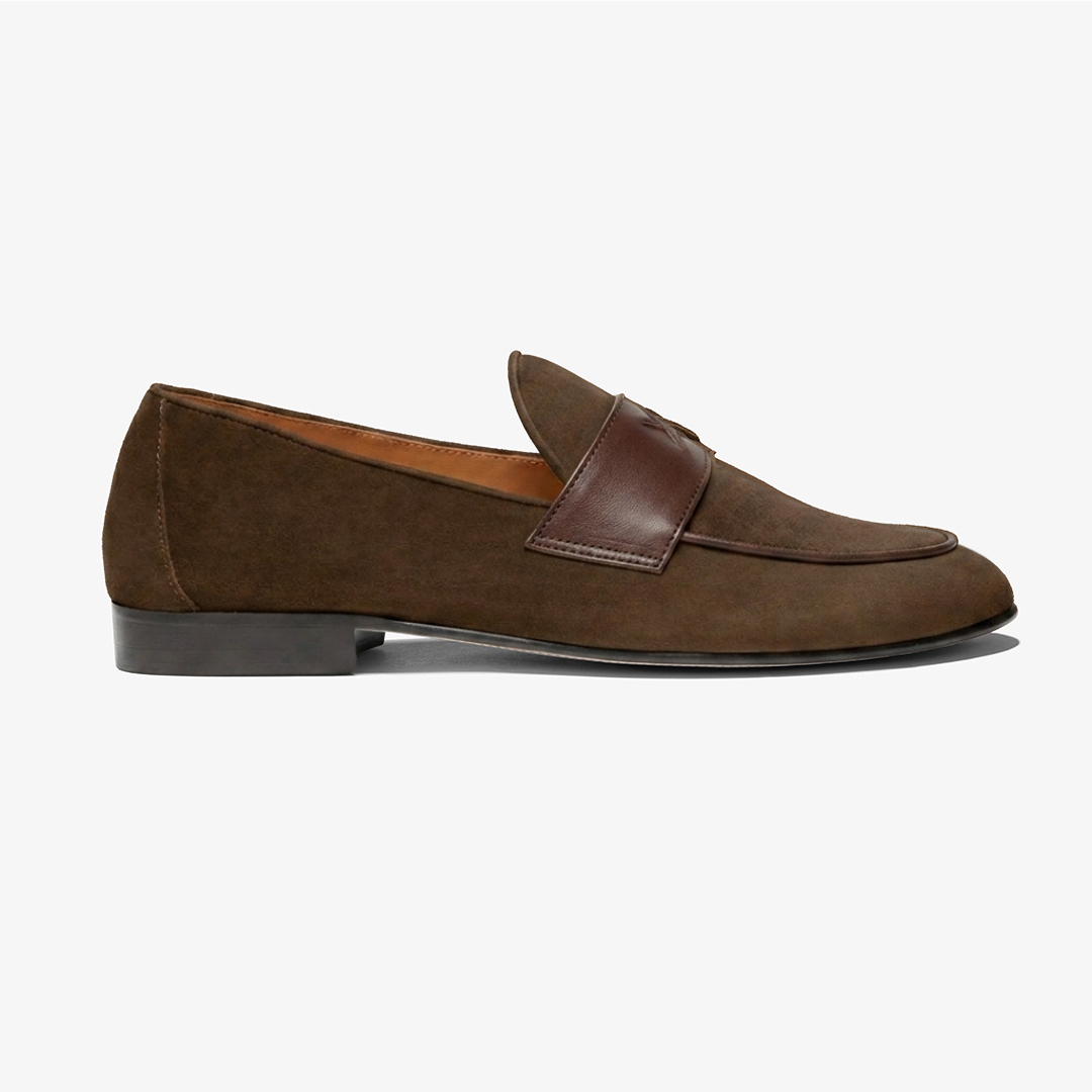 Del Toro Shoes Men's Chocolate Suede Centesimo