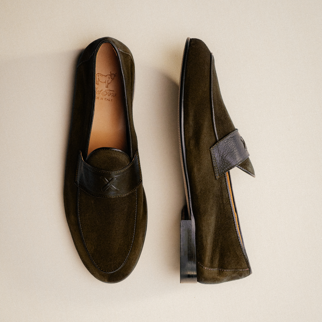 Del Toro Shoes Men's Chocolate Suede Centesimo – product view 1