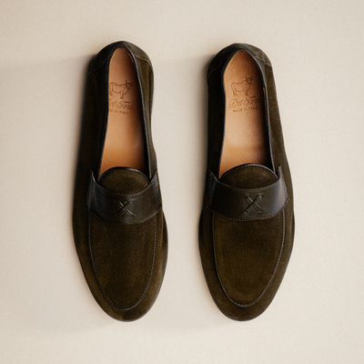 Del Toro Shoes Men's Chocolate Suede Centesimo – product view 3