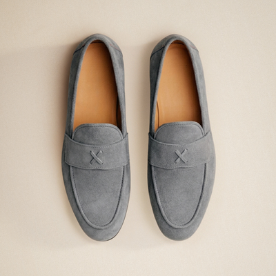 Del Toro Shoes Men's Grigio Suede Centesimo