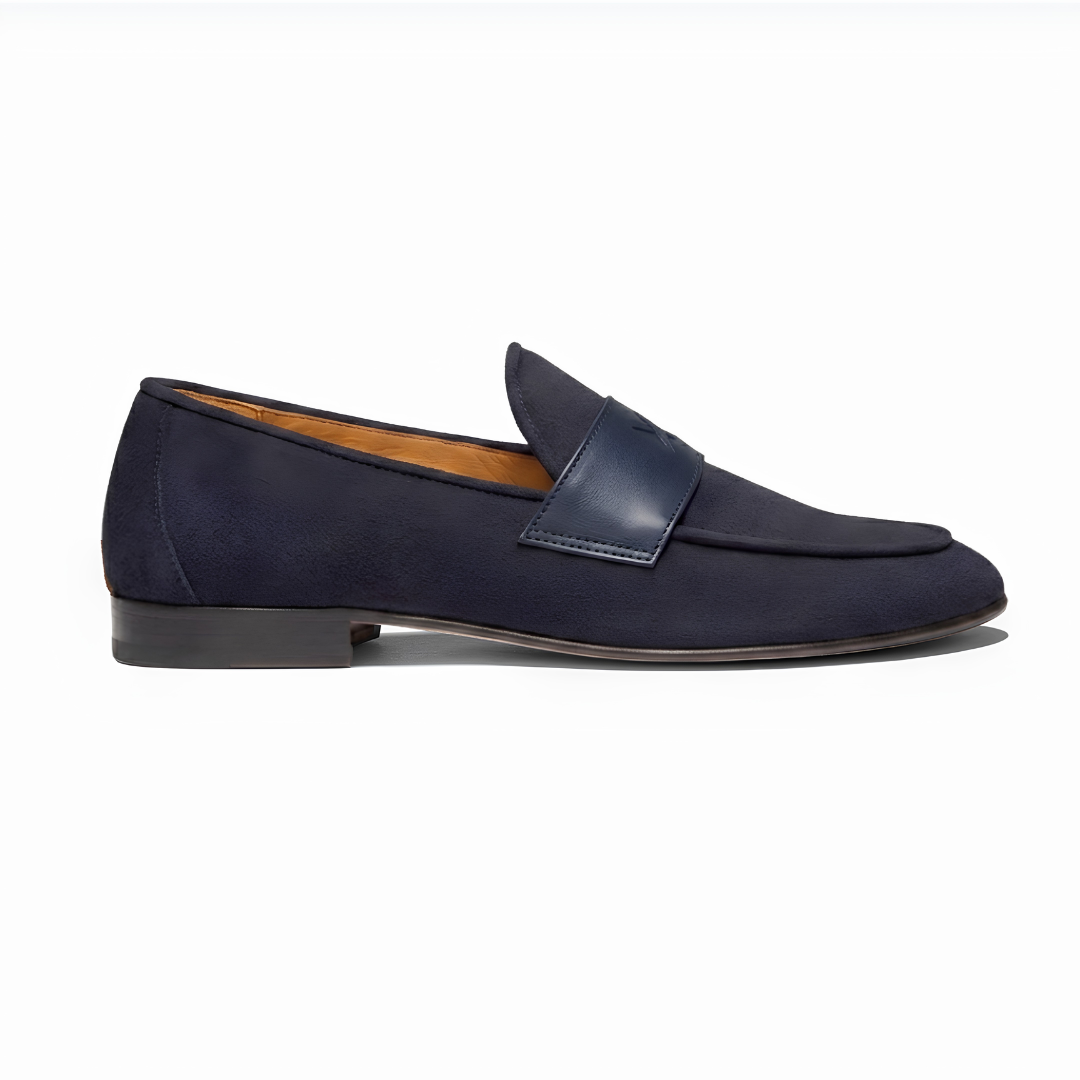 Del Toro Shoes Men's Navy Suede Centesimo