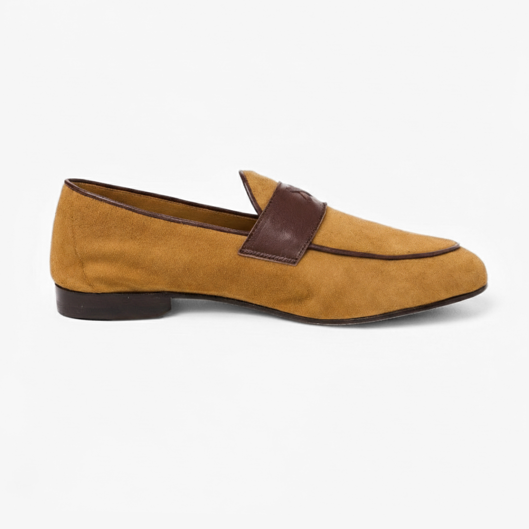 Del Toro Shoes Men's Tan Suede Centesimo