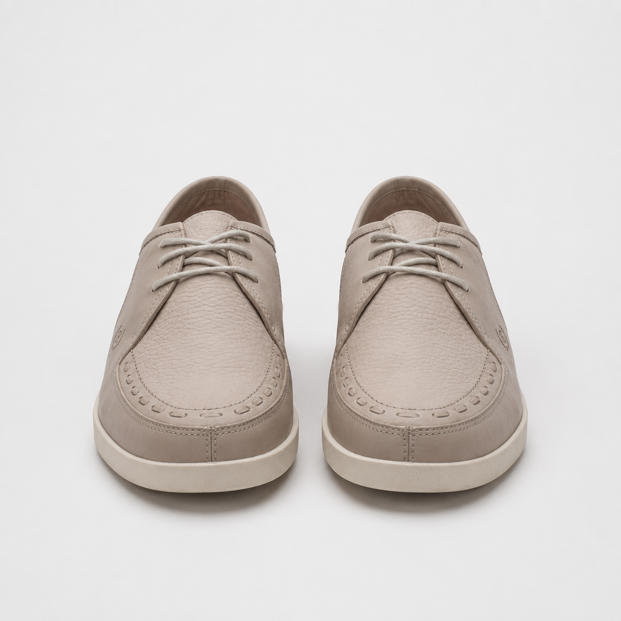 Johnny Famous Delancey Men's Beige Cream Leather & Suede Low-Top Sneakers | Retro Bally-Inspired