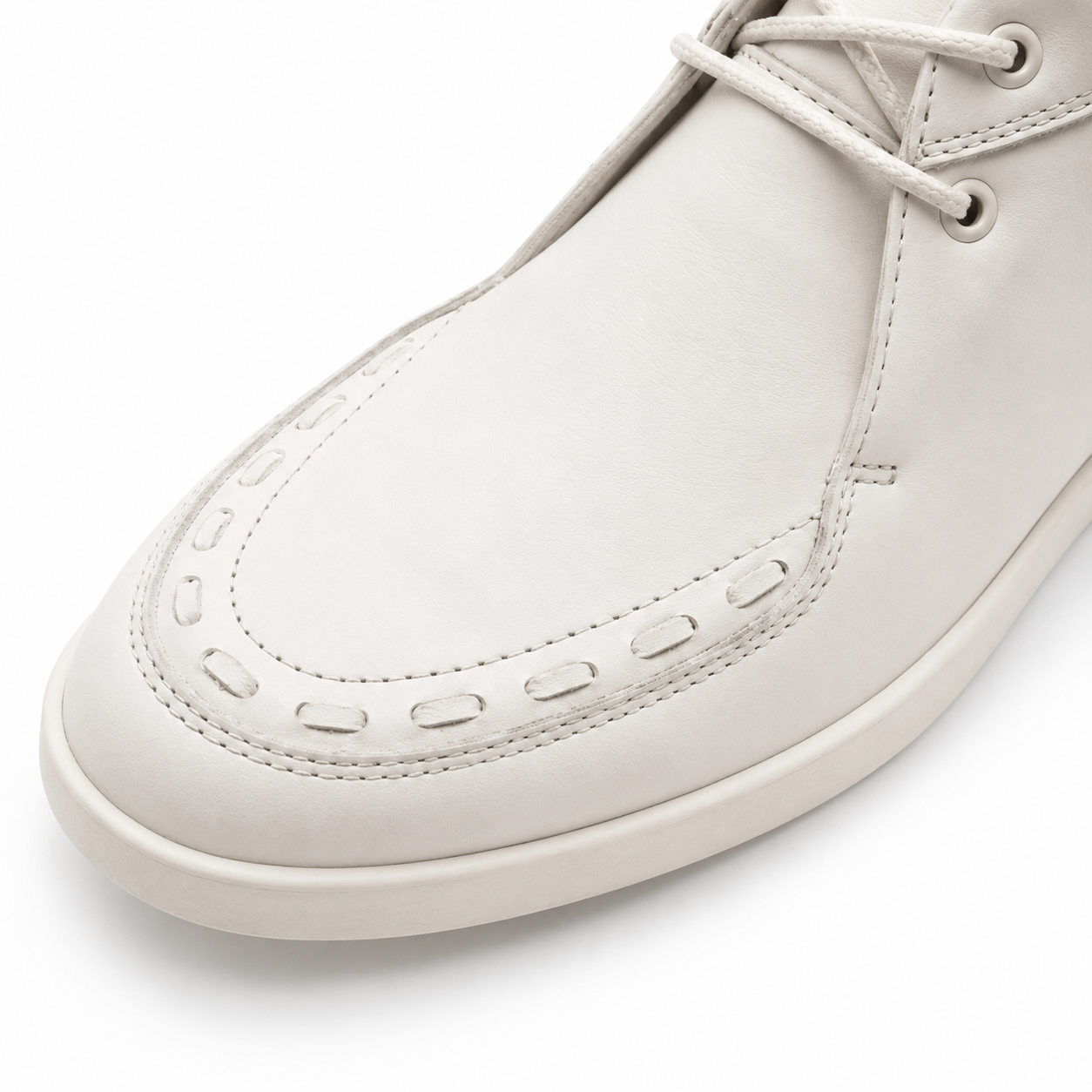 Johnny Famous Soho Men's White Nappa Leather High-Top Sneakers | Retro Bally-Inspired