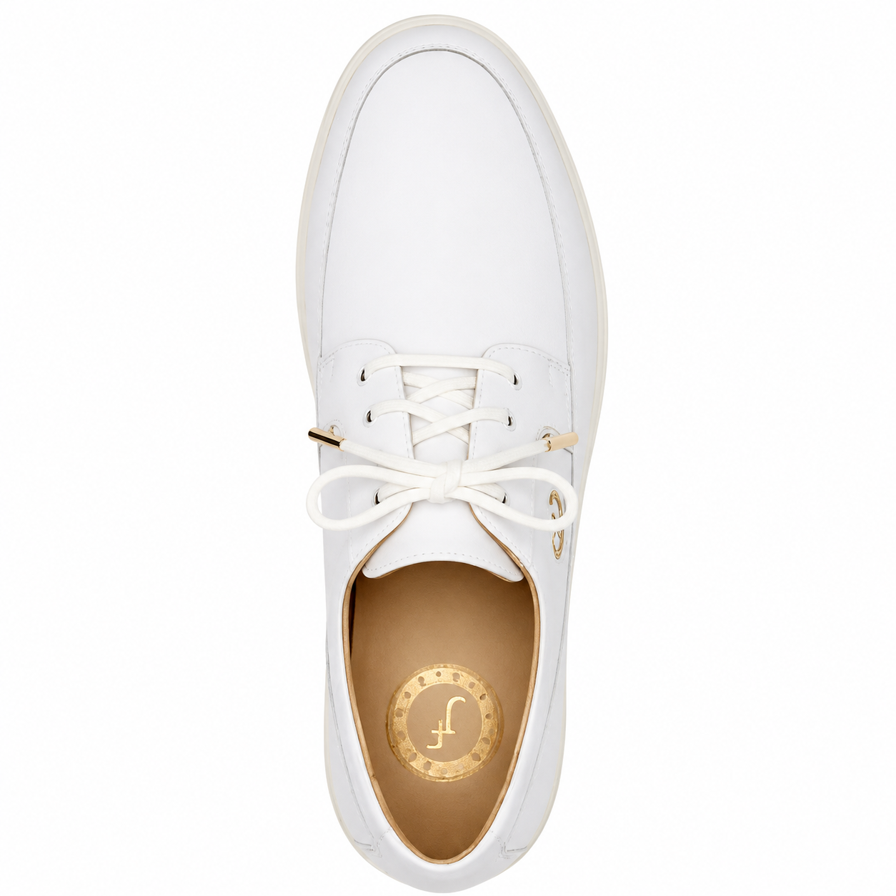Johnny Famous Bally Style Park West Men's White Nappa Leather Low Top Sneakers