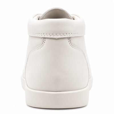 Johnny Famous Soho Men's White Nappa Leather High-Top Sneakers | Retro Bally-Inspired