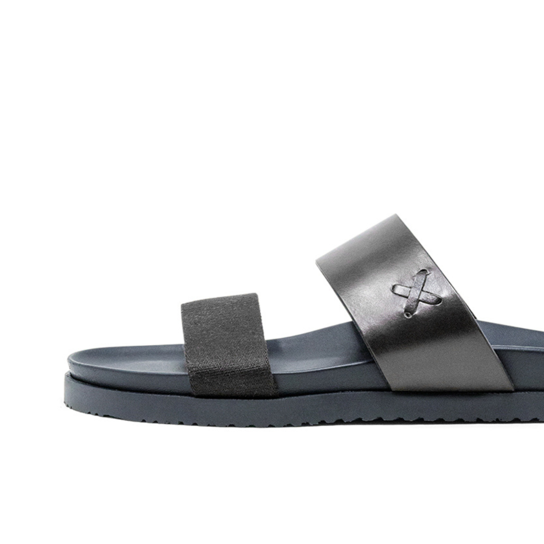 Del Toro Shoes Men's Black Cinturini Sandal