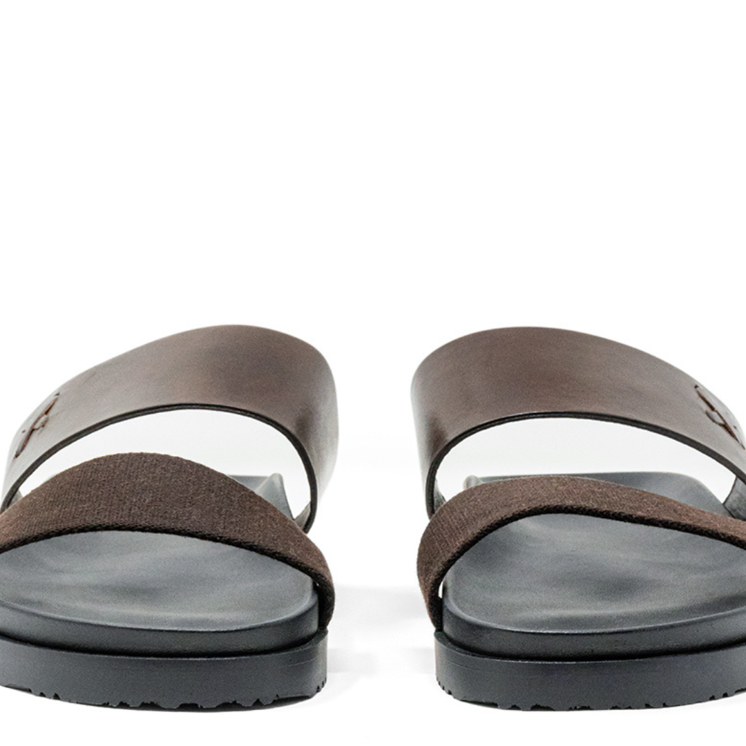 Del Toro Shoes Men's Brown Cinturini Sandal