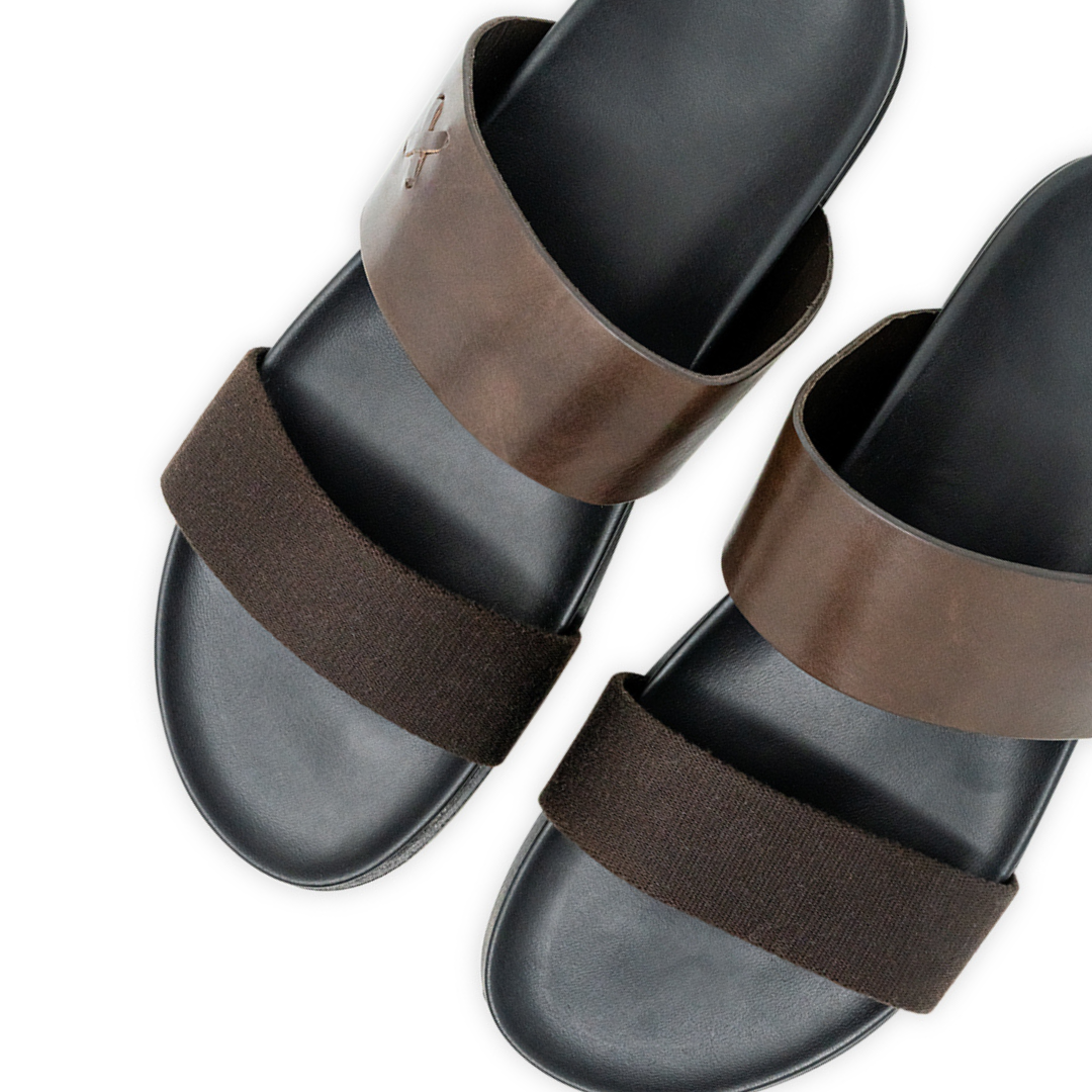 Del Toro Shoes Men's Brown Cinturini Sandal