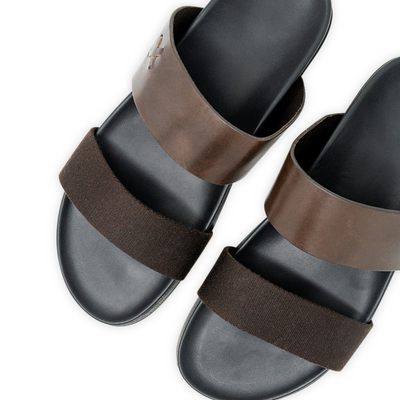 Del Toro Shoes Men's Brown Cinturini Sandal