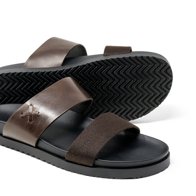 Del Toro Shoes Men's Brown Cinturini Sandal