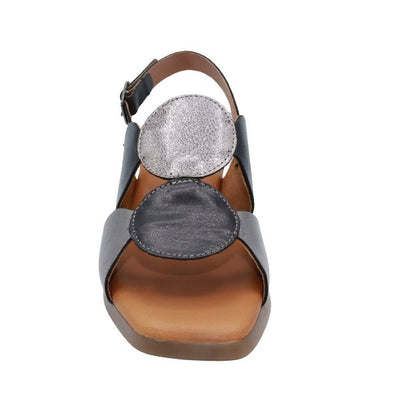 Eric Michael Circa Geometric Block Heel Sandal