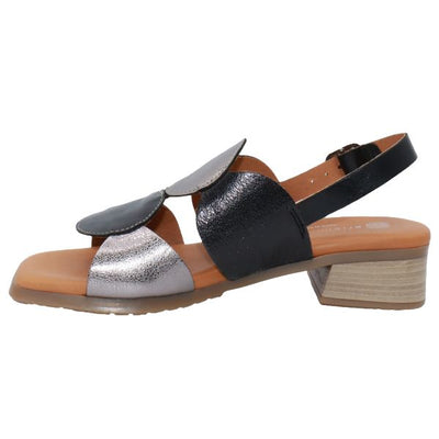 Eric Michael Circa Geometric Block Heel Sandal