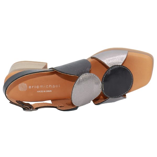 Eric Michael Circa Geometric Block Heel Sandal