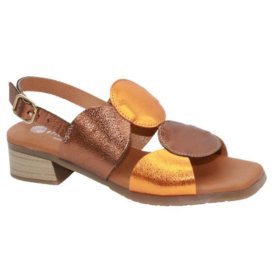 Eric Michael Circa Geometric Block Heel Sandal