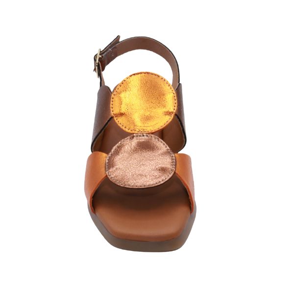 Eric Michael Circa Geometric Block Heel Sandal