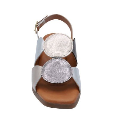 Eric Michael Circa Geometric Block Heel Sandal