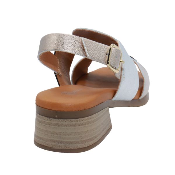 Eric Michael Circa Geometric Block Heel Sandal