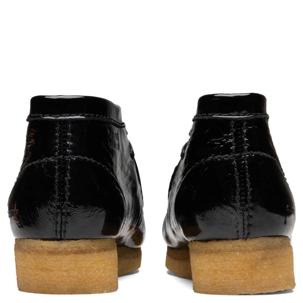 Clarks Originals Wallabee Boot Women's Black 26154804 — detail view