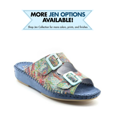 Jen Women’s Leather Comfort Slide Sandal