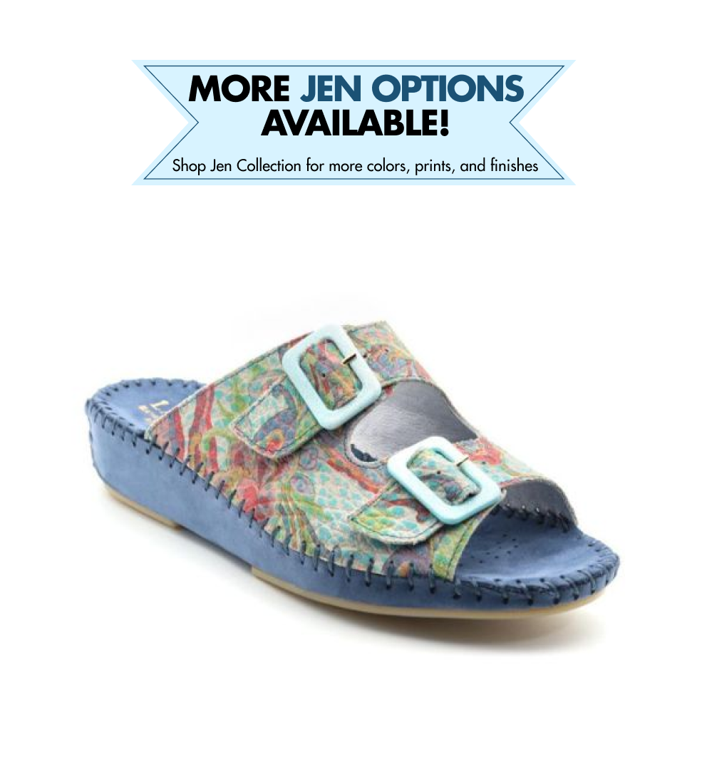 Jen Women’s Leather Comfort Slide Sandal