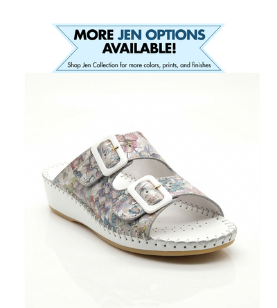 Jen Women’s Leather Comfort Slide Sandal