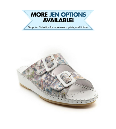Jen Women’s Leather Comfort Slide Sandal