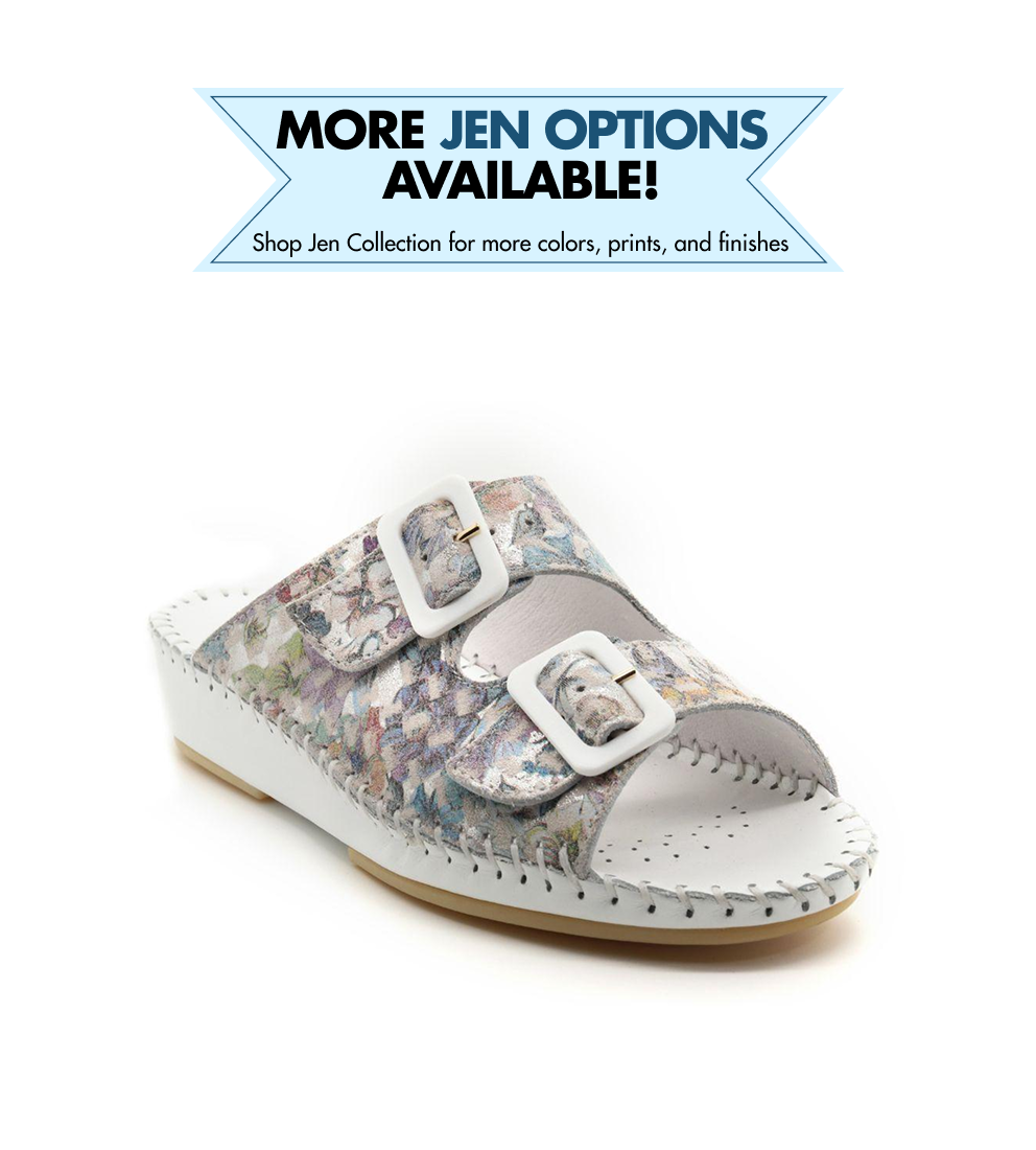 Jen Women’s Leather Comfort Slide Sandal