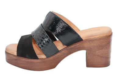 Eric Michael Connie Multi Tone Block Heel Sandal